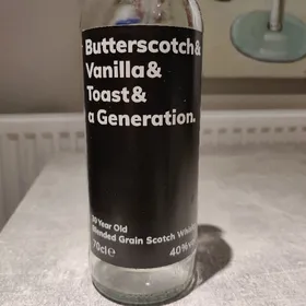 Butterscotch & Vanilla & Toast & a Generation