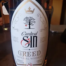 Cardinal Sin Greed Imperial Whiskey