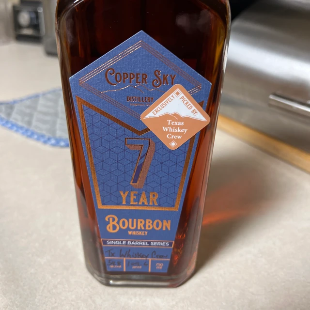 Copper Sky 7 Year Bourbon Single Barrel Series (Texas Whiskey Crew)