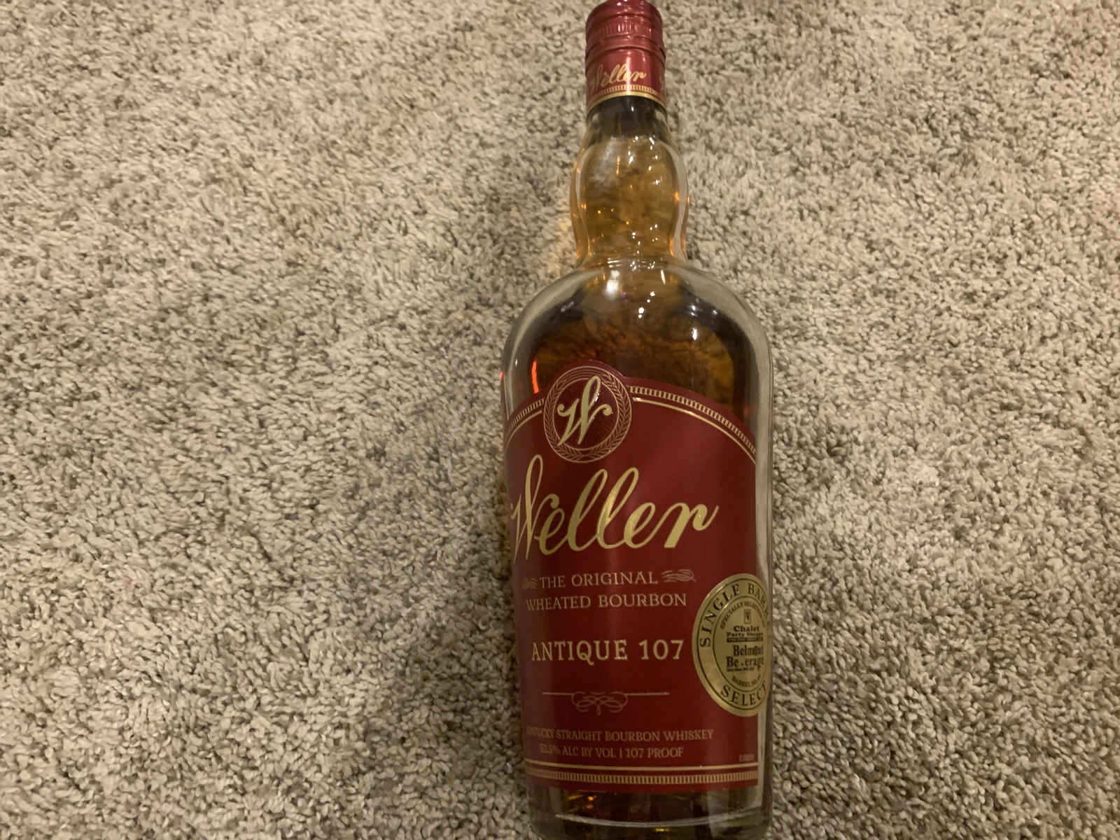 Weller Antique 107 Store Pick Belmont Beverage Barrel #99