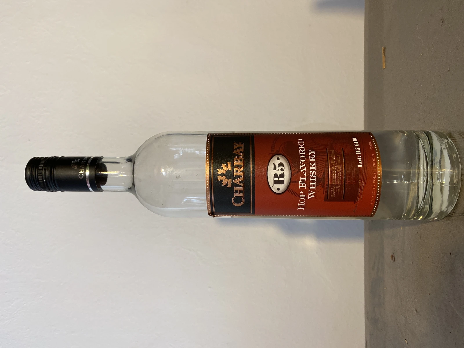 Charbay R5 Hop Flavored Whiskey Lot: R5 610C
