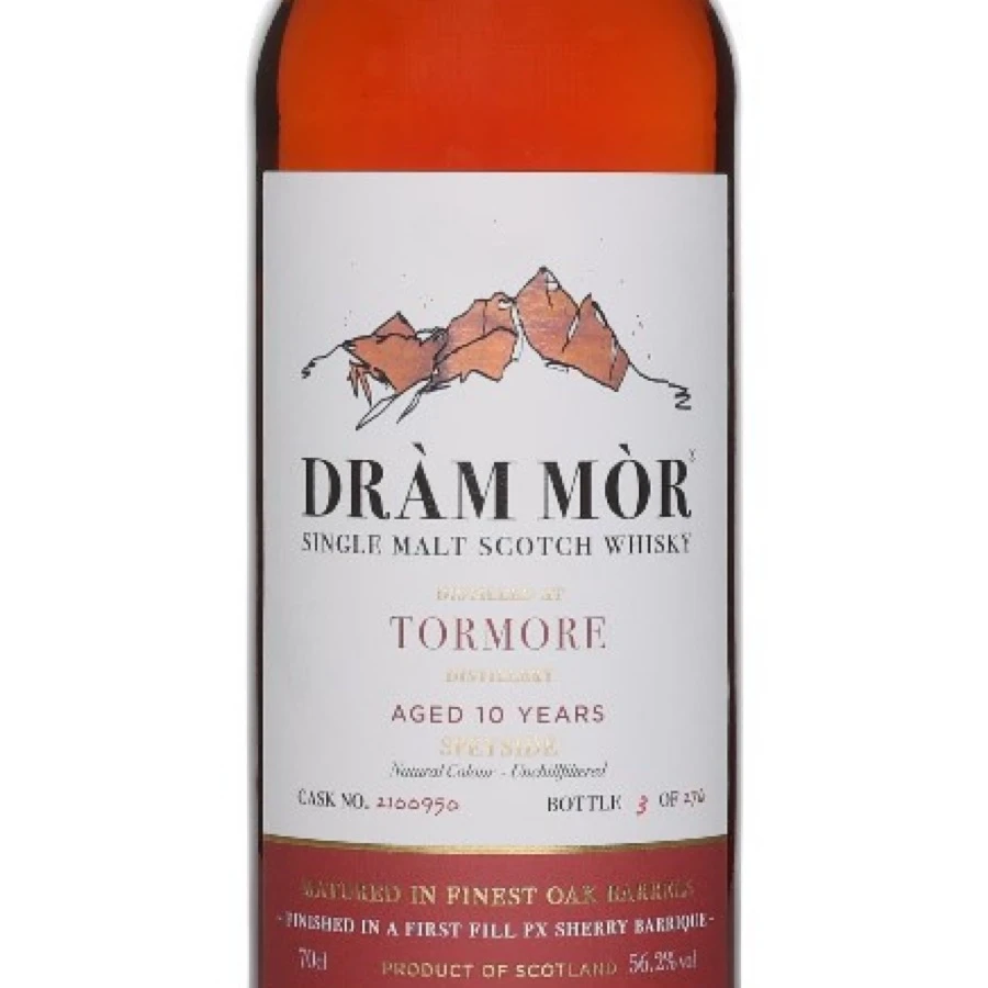 Tormore 10 Year Old 2015 (Cask 2100950) - Dràm Mòr