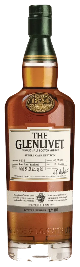 Glenlivet American Hogshead 16 Yr Single Cask Edition