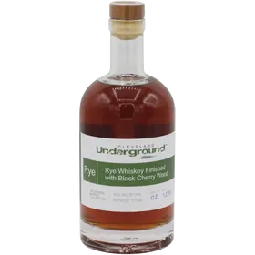 Cleveland Underground Rye Whiskey Finished with Black Cherry Wood