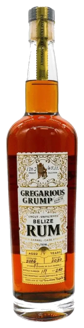 Gregarious Grump Belize Rum