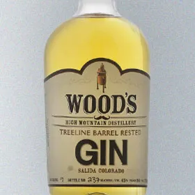 Wood's High Mountain Treeline Barrel Rested Gin