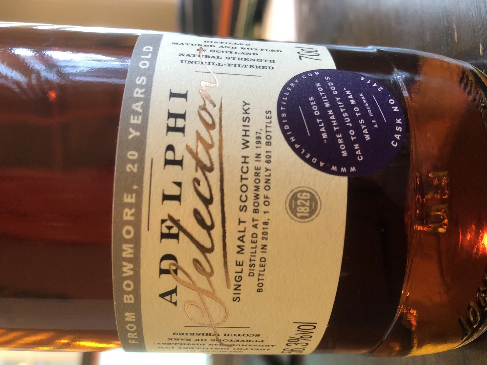 Bowmore 1997 20 Year (Adelphi)