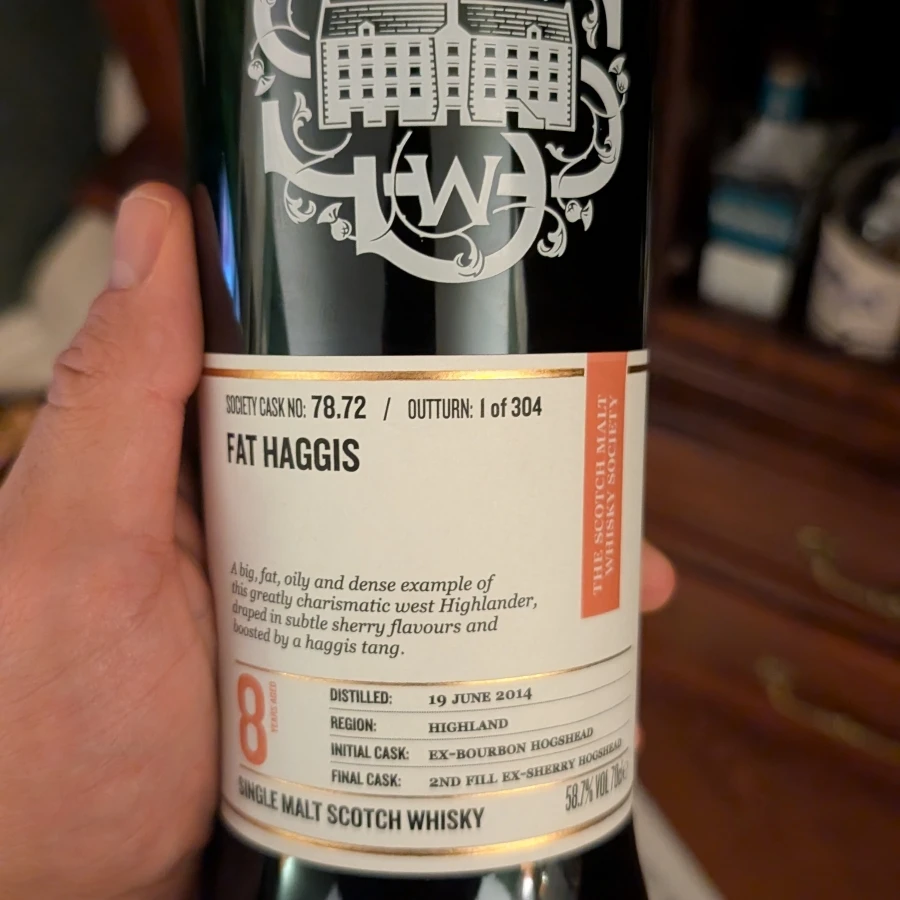 CASK NO. 78.72 Fat Haggis (SMWS)