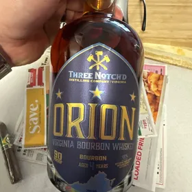 Three Notch'd Orion Virginia Bourbon Whiskey