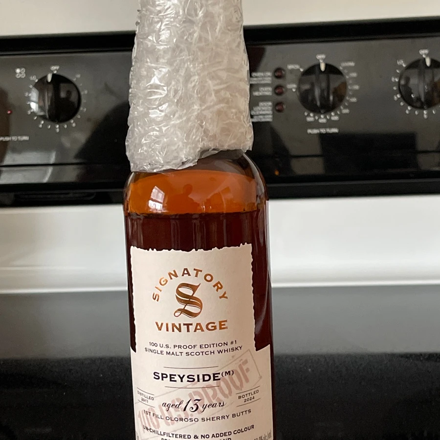 Signatory Vintage Speyside (M) 100 U.S. Proof Edition #1