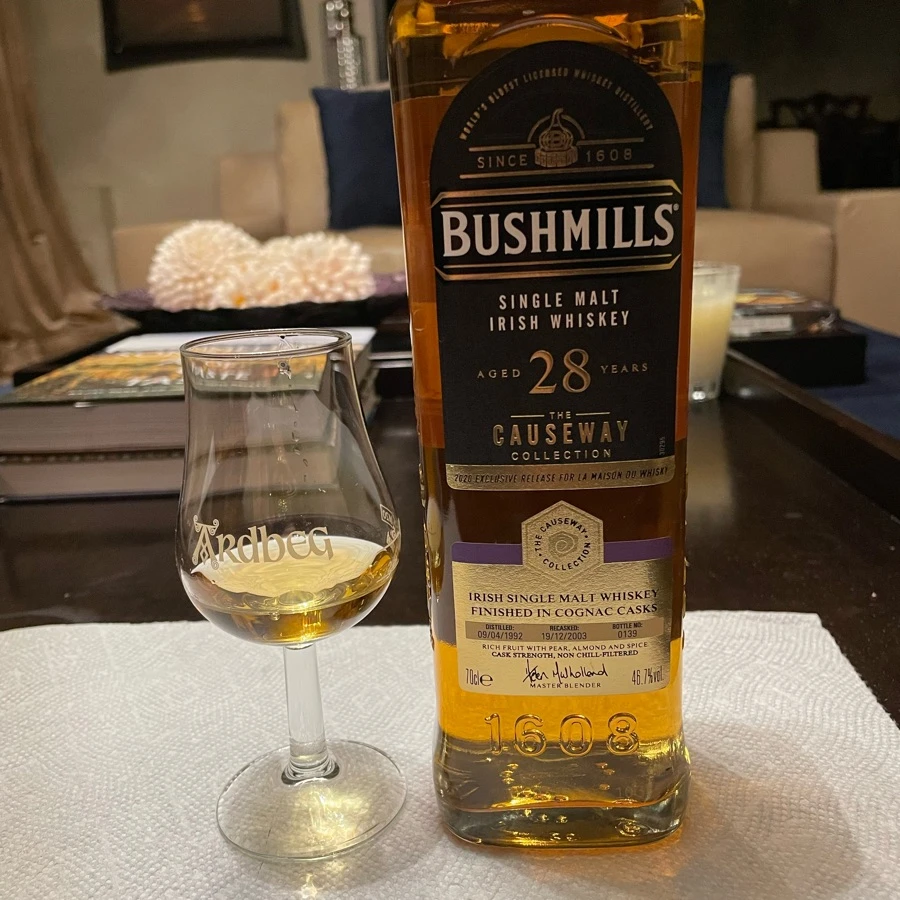 Bushmills The Causeway Collection 1992 28 Year Cognac Cask (LMDW)