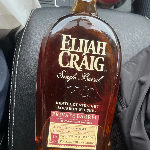 Elijah Craig Single Barrel: Private Select- Total Wine DE