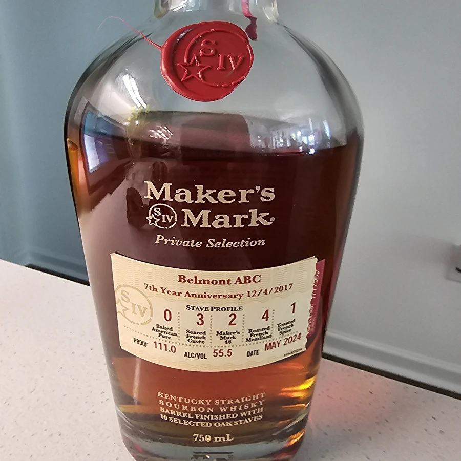 Maker's Mark Private Selection Belmont ABC 7th Anniversary