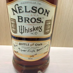 Nelson Brothers (Bottle your own) 9 year single barrel barrel strength Tennessee whiskey