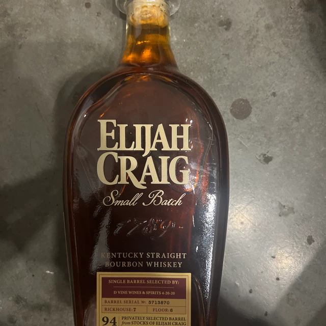 Elijah Craig Small Batch D Vine SP 4-20