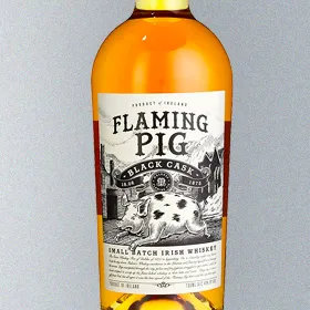 Flaming Pig Black Cask Irish Whiskey