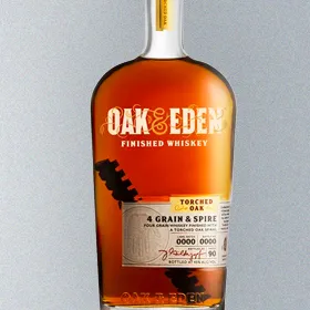 Oak & Eden 4 Grain & Spire - Torched Oak