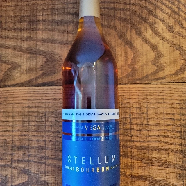 Stellum Vega Single Barrel Bourbon, Rishi's International Beverage & Grand Rapids Bourbon Club Barrel Pick, Spring 2022