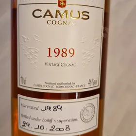 CAMUS 1989 Vintage Cognac