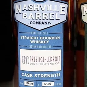 Nashville Barrel Cask Strength Straight Bourbon (Prestige Ledroit)