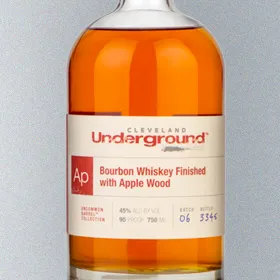 Cleveland Underground Bourbon Whiskey Finished with Apple Wood