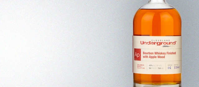 Cleveland Underground Bourbon Whiskey Finished with Apple Wood