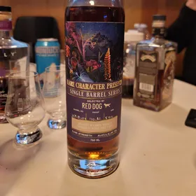 Rare Character Single Barrel Bourbon Series Red Dog Cask Strength