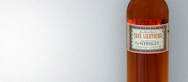 John David Albert's Taos Lightning Single Barrel Straight Rye 5 Year