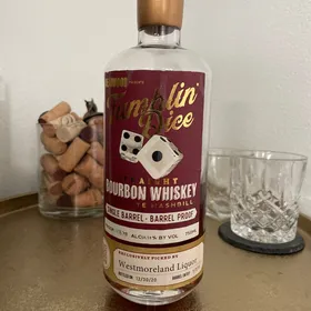 Tumblin' Dice Straight Bourbon Whiskey (Heavy Rye Mashbill) 5 year Single Barrel Barrel Proof