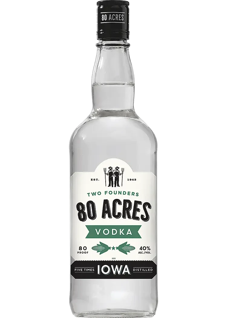 Two Founders 80 Acres Vodka