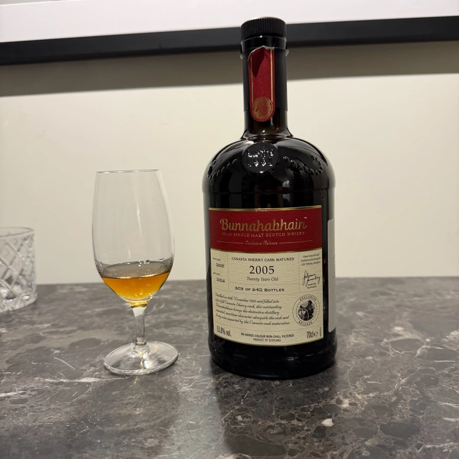 Bunnahabhain 20 Year Canasta Cask UK Exclusive