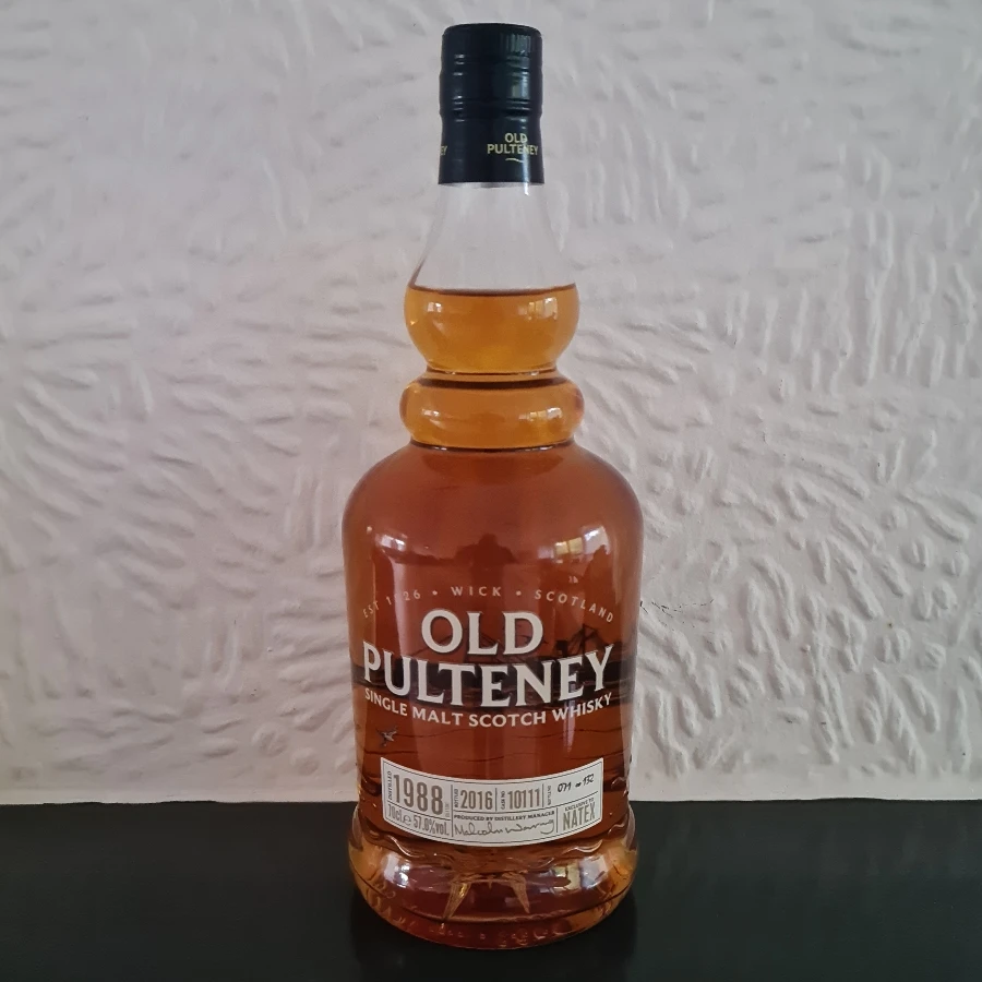 Old Pulteney single malt scotch 1988