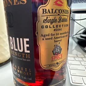 Balcones True Blue Cask Strength Single Barrel #21041