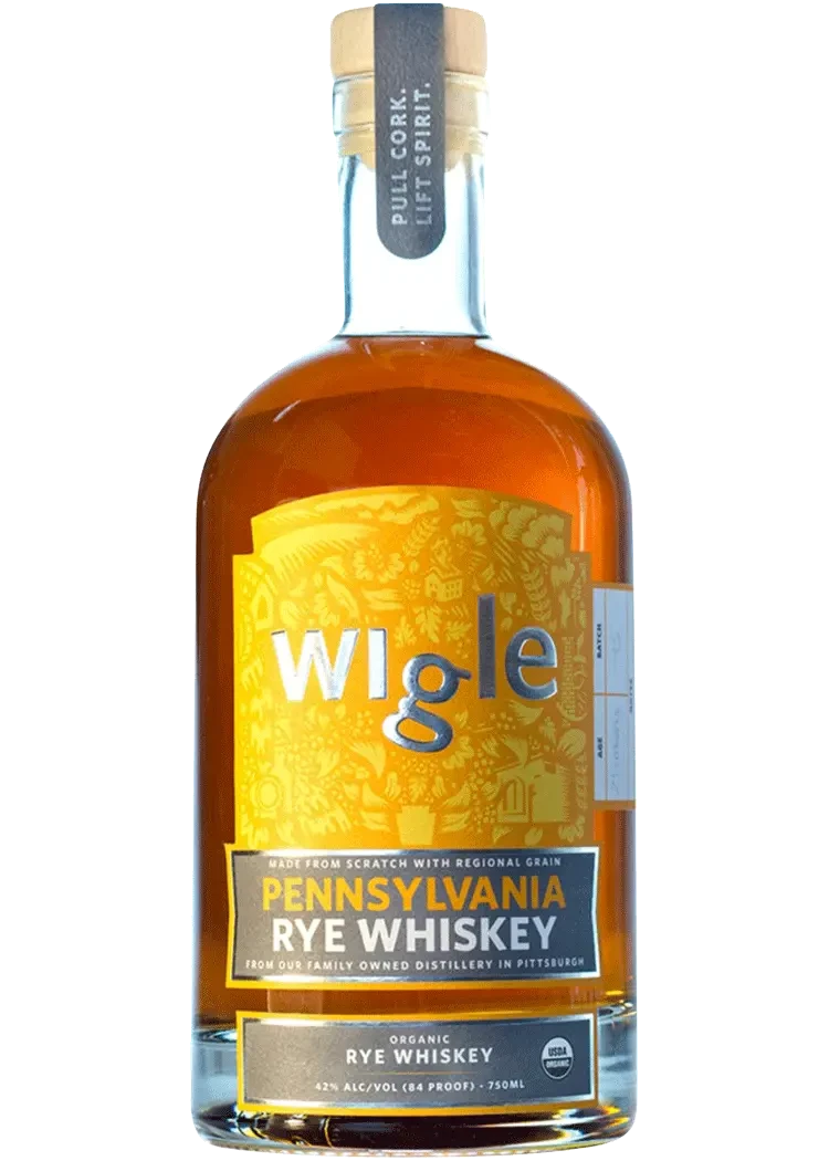 Wigle Organic Pennsylvania Rye Whiskey
