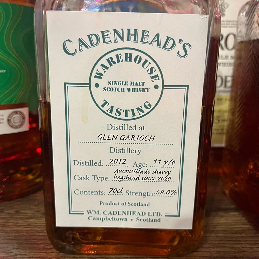 Glen Garioch 11 years Amontillado (Cadenhead's Warehouse Tasting)