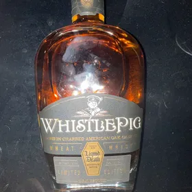whistlepig limited edition proof with liquid death, mountain water