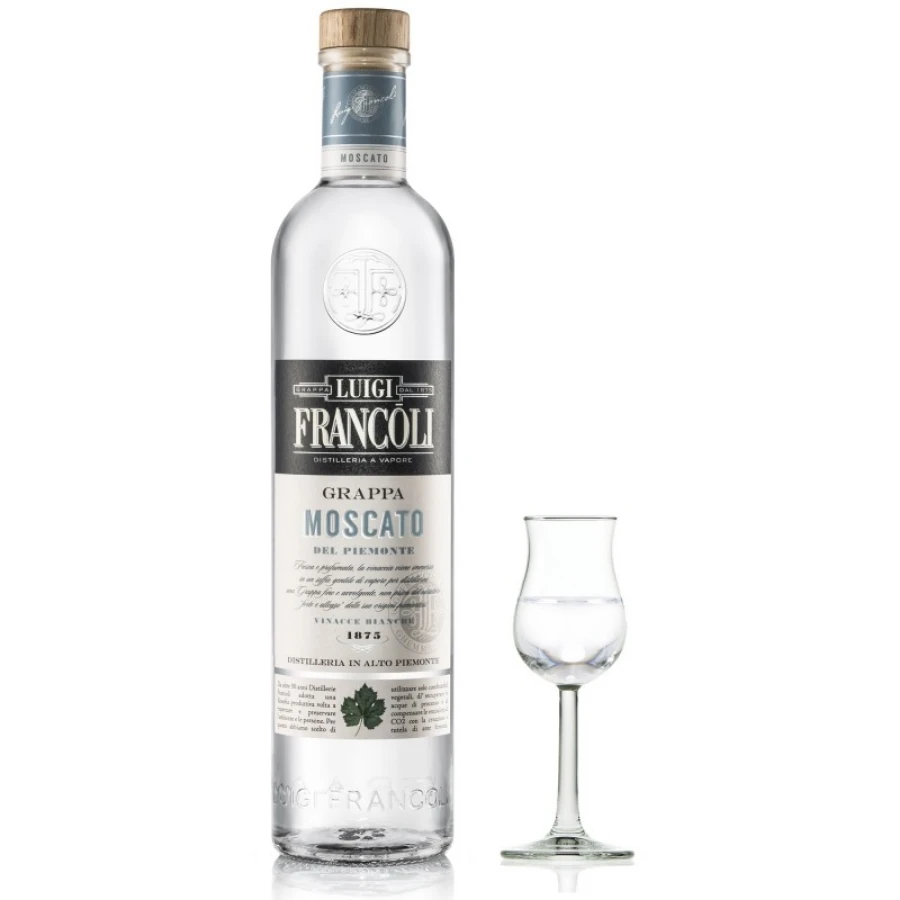 Luigi Francoli grappa di moscato