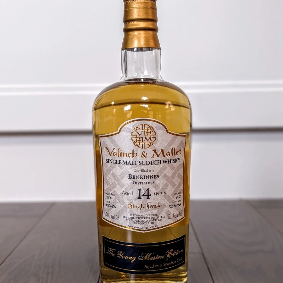 Valinch & Mallet Benrinnes 2008 14 Year Single Malt Scotch Whisky