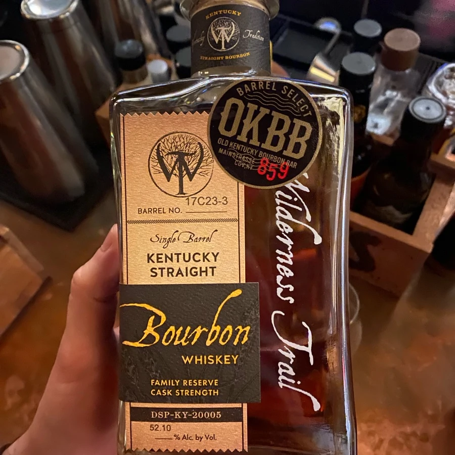 Wilderness Trail - Family Reserve Cask Strength Barrel #17C23-3 (barrel select from Old Kentucky Bourbon Bar, Covington, KY)