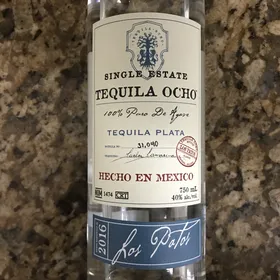 Tequila Ocho Plata Los Patos 2016