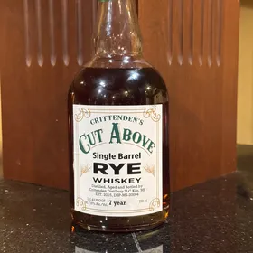 Crittenden's Single Barrel Rye (Drums and Drams Crooked Letter Rye)