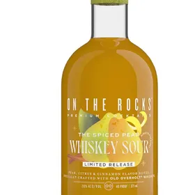 On The Rocks The Spiced Pear Whiskey Sour (Old Overholt)