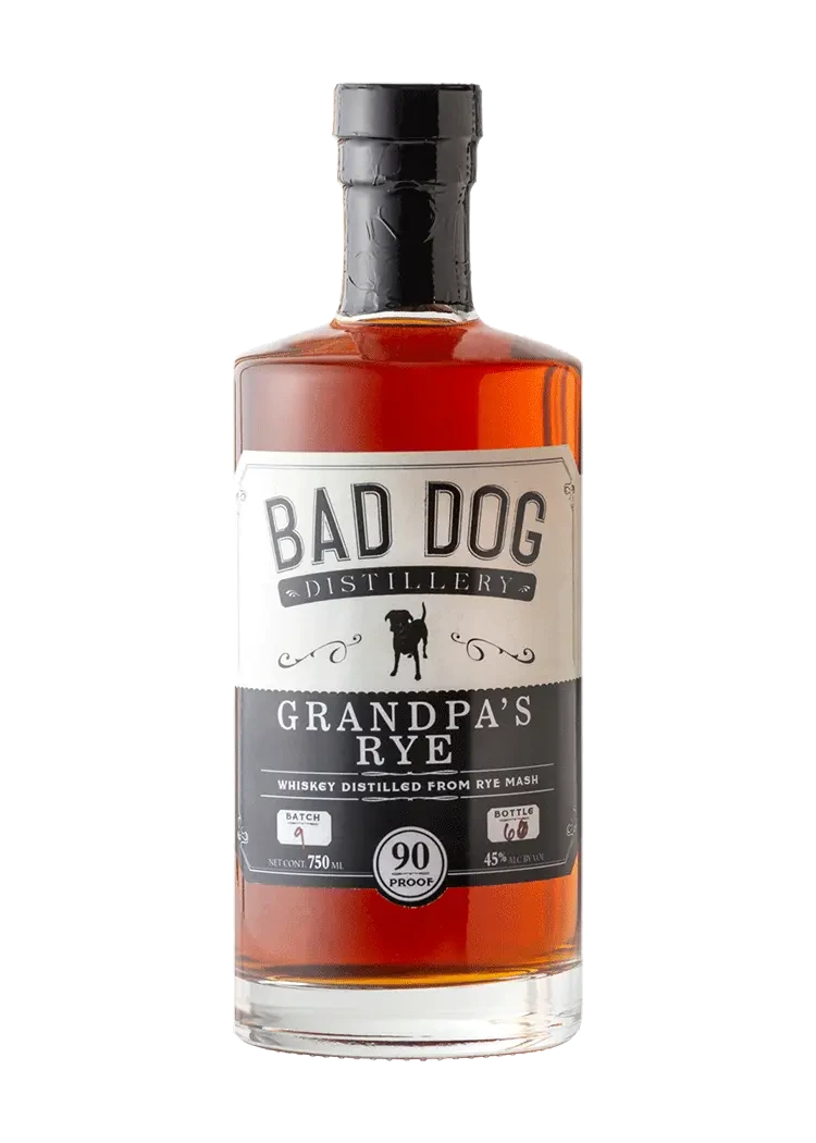 Bad Dog Grandpas Rye Whiskey