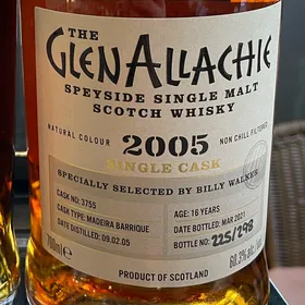 Glenallachie singlecask 2005 madeira