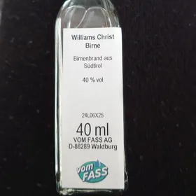 Vom Fass Williams Christ Birne aus Südtirol