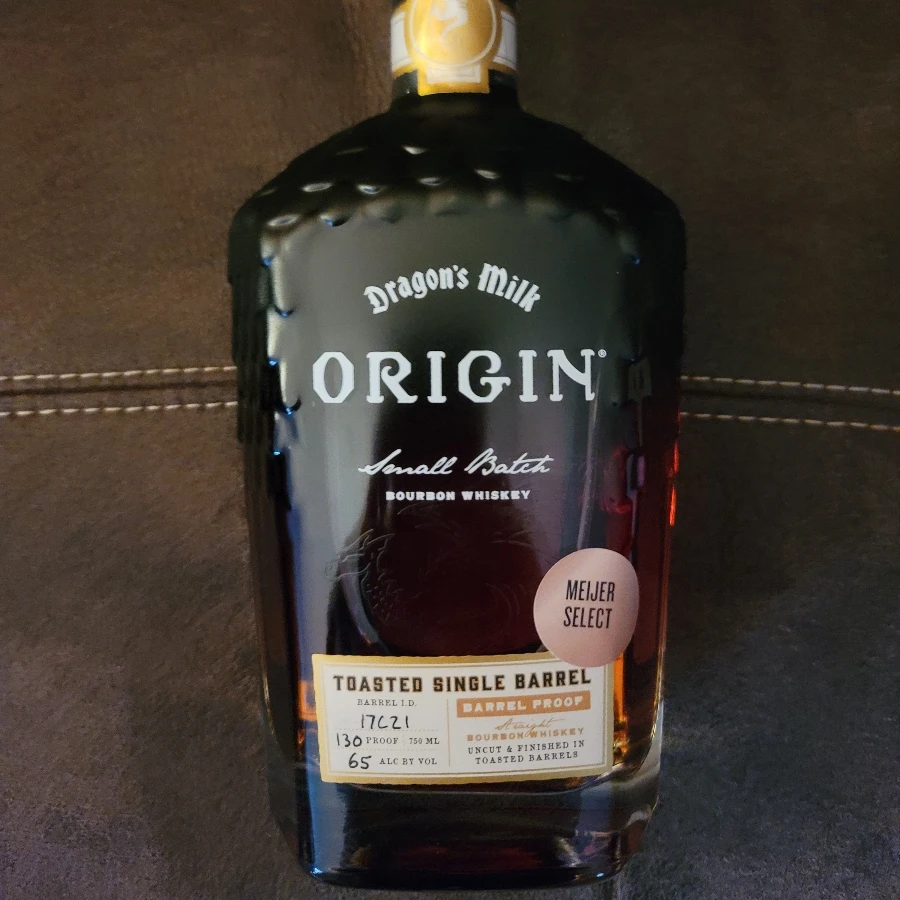 Dragon's Milk Origin Toasted Single Barrel Barrel Proof - Meijer Select, Barrel I.D. 17C21