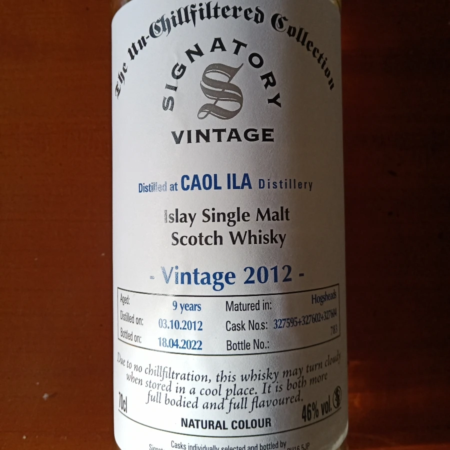 CAOL ILA 9 ANS 2012 SIGNATORY VINTAGE