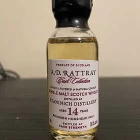 A.D. Rattray Cask Collection Teaninich 14 Year Old Cask #461