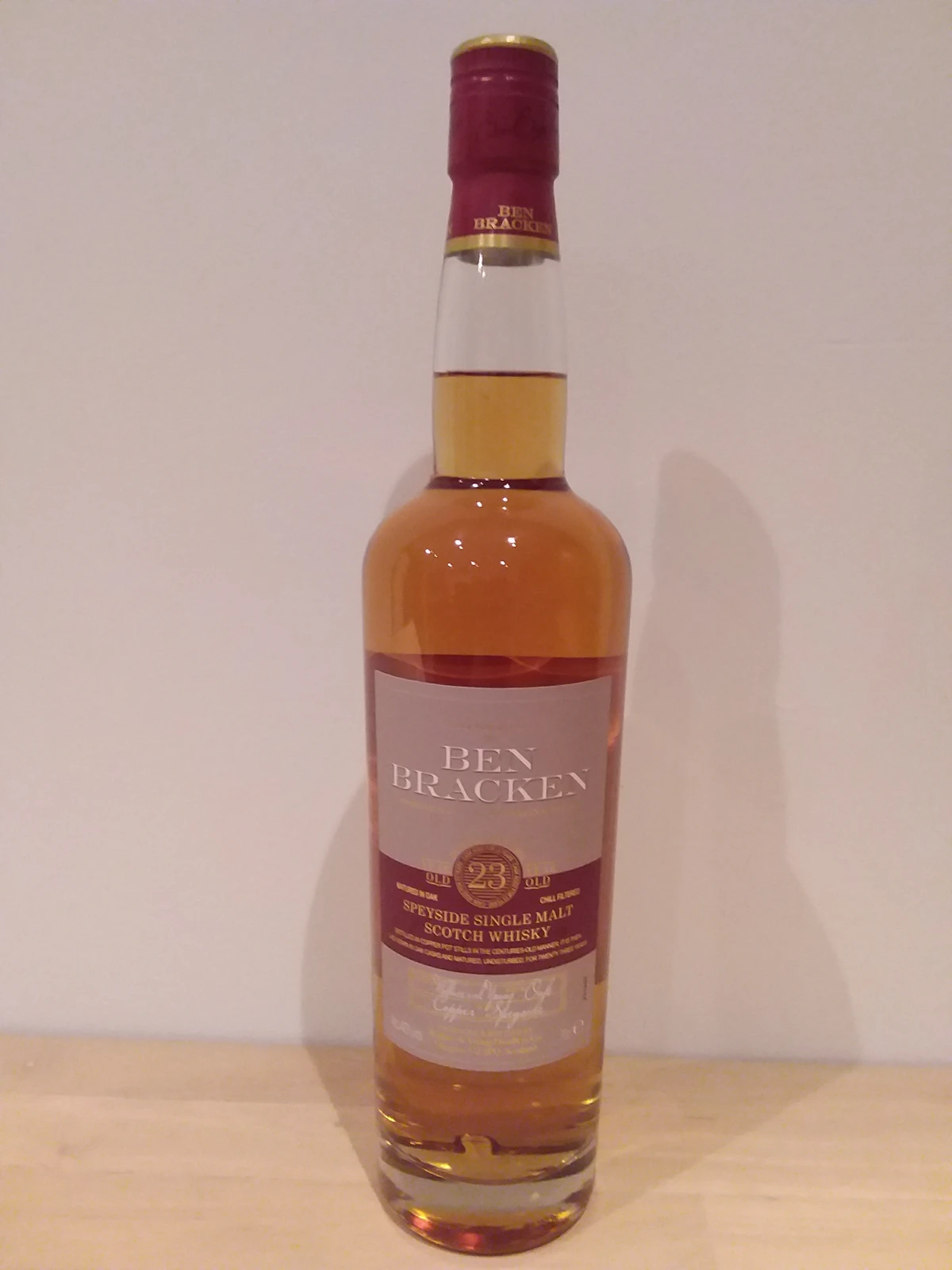 Ben Bracken 23 Year Speyside Single Malt