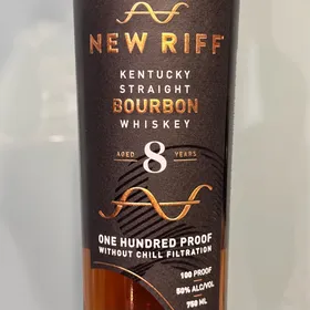 New Riff 8 Year Old Kentucky Straight Bourbon Whiskey